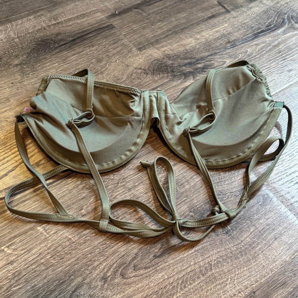 Ardene Olive Green Bikini Top - Picture 2 of 3